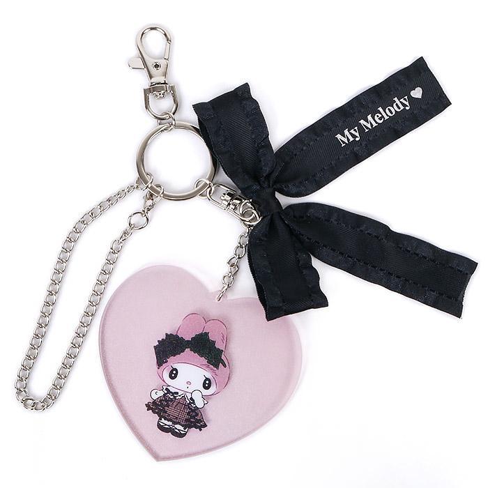 楽天市場】マイメロディ バッグチャーム 秘密のメロクロ キーリング