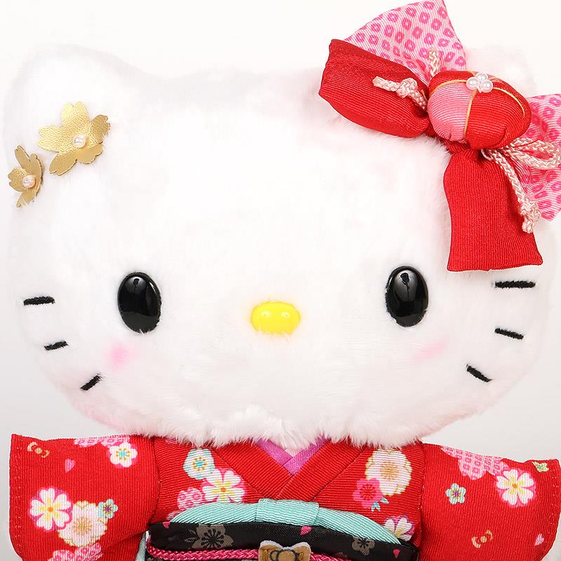 楽天市場】ハローキティ ぬいぐるみ 着物 和風 豪華な和柄の着物