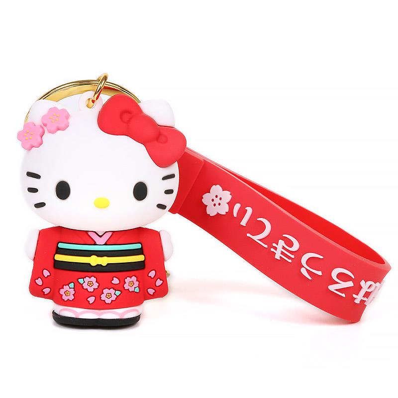 楽天市場】ハローキティ 立体キーホルダー 着物 和風 かわいい
