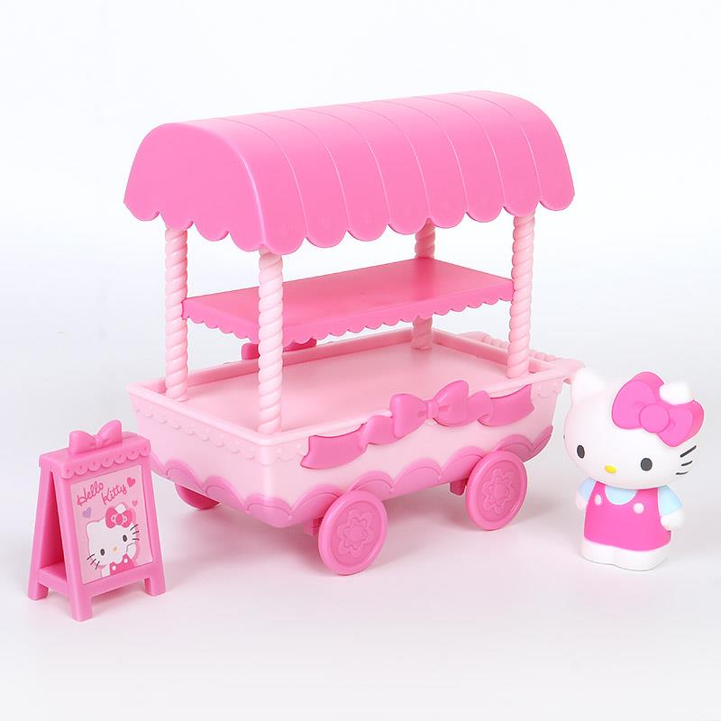 楽天市場】ハローキティ ドール＆ワゴン ままごと お店屋さんごっこ