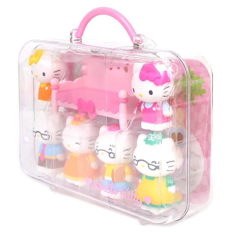 楽天市場】ハローキティ ドールセット 6体 ままごと ギフト 収納ケース