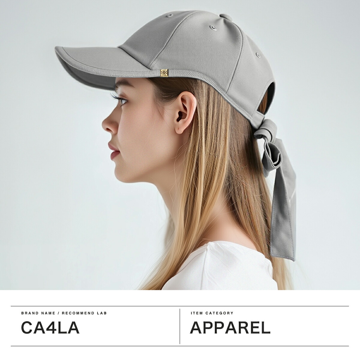 楽天市場】CA4LA キャップ 帽子 レディース 浅め カシラ リボン