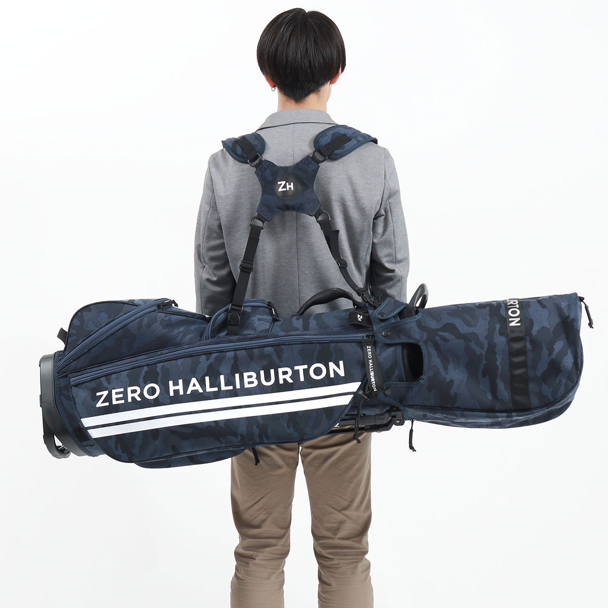 楽天市場】【正規品1年保証】 ゼロハリバートンゴルフ キャディバッグ