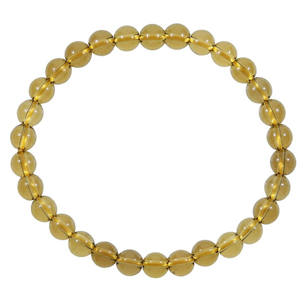 楽天市場】非加熱 シトリン ブレスレット 6mm 16.5〜17.5cm S〜L