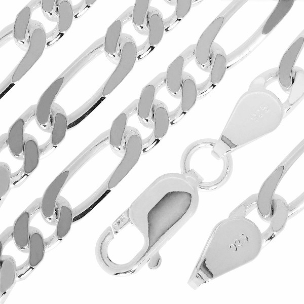 楽天市場】シルバーチェーン ネックレス チェーン フィガロチェーン 幅