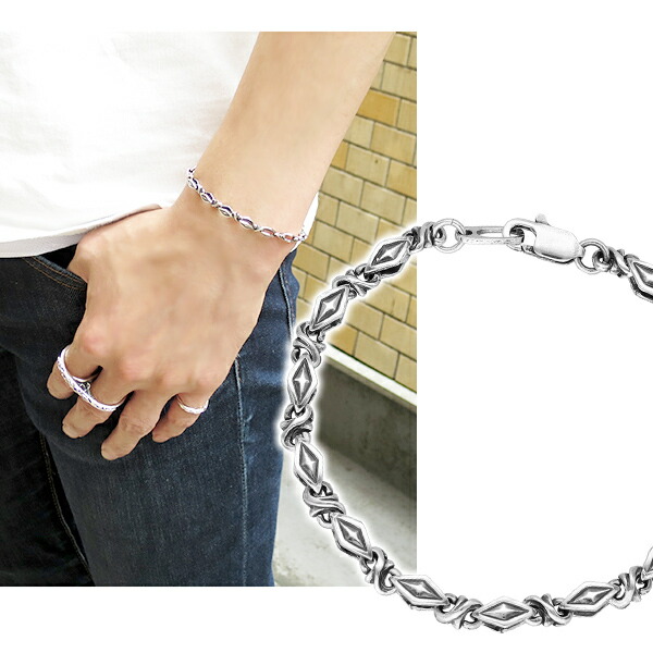 楽天市場】GIGOR ジゴロウ シルバー ブレスレット フリストデザイン