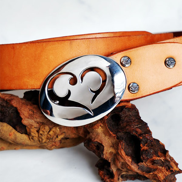 楽天市場】Give Me a Wing バックル トライバル ハート バックルのみ