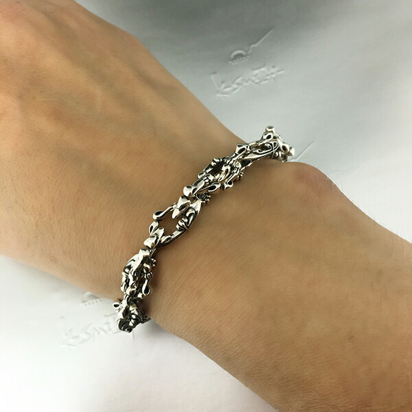 楽天市場】K-SMITH クロス ブレスレット 22cm シルバーアクセサリー