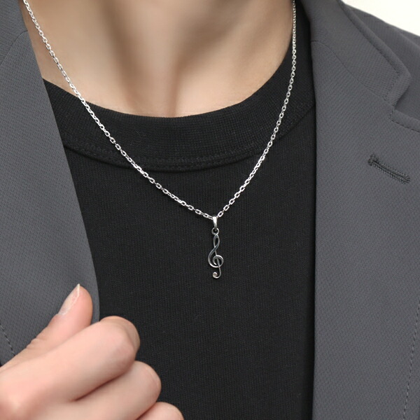 楽天市場】PUERTA DEL SOL ト音記号 ペンダントトップ ネックレス