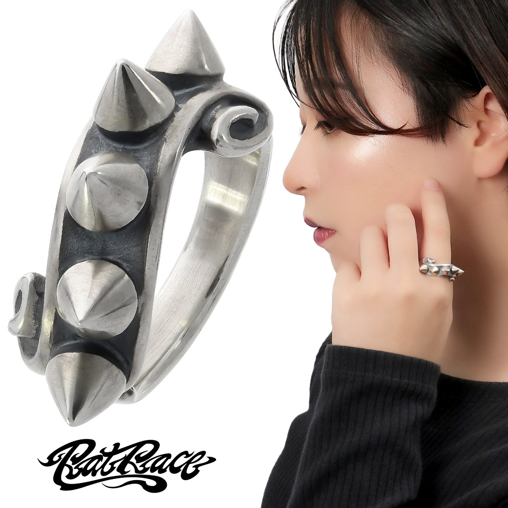 楽天市場】RAT RACE ラットレース スタッズ オン リボン M リング 指輪