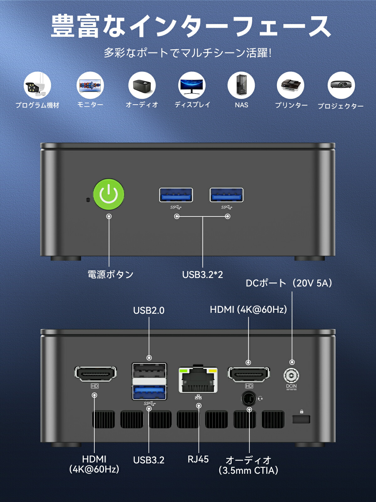 楽天市場】【期間限定20％OFF】GMKtec ミニpc G3S【Intel N95 DDR4 8GB