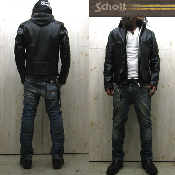 楽天市場】牛革 ステアハイド Schott 641XX 60's641XX シングル