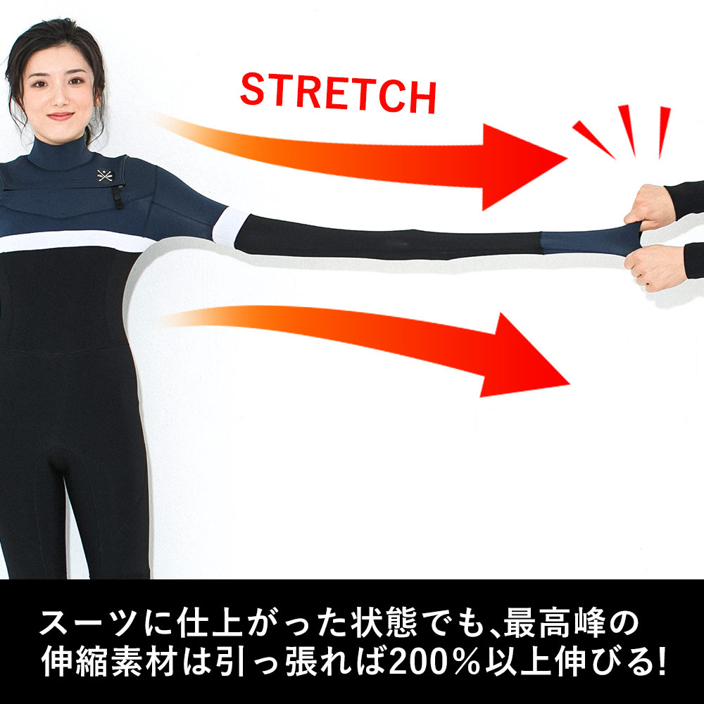 楽天市場】FELLOW ウェットスーツ ロングスプリング 2mm レディース