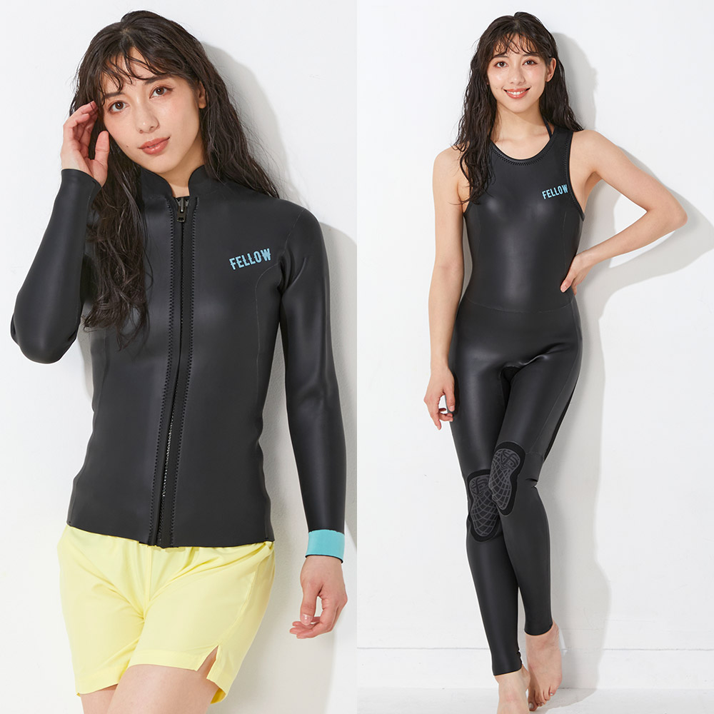 楽天市場】【特価】FELLOW ウェットスーツ スキン ロングジョン