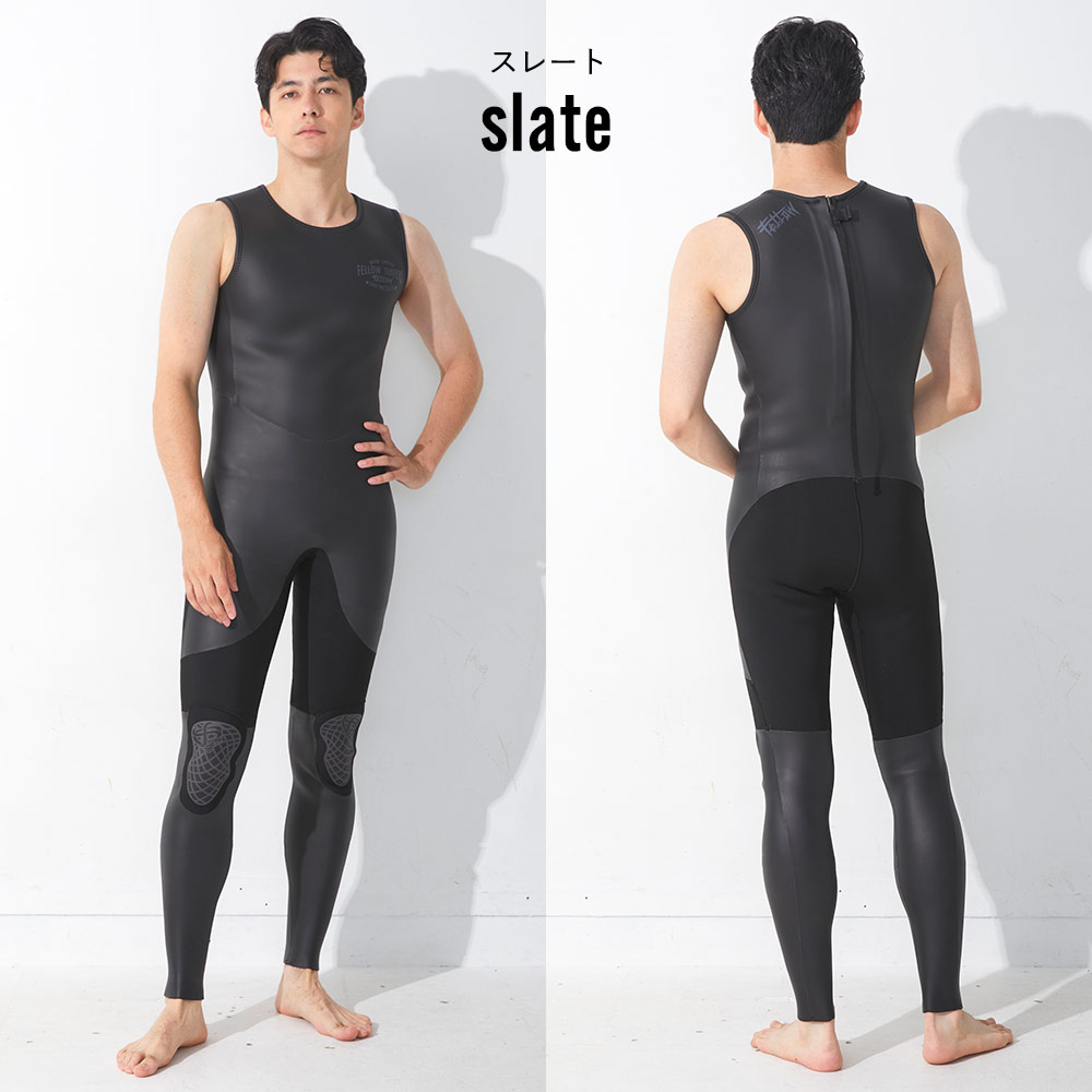 楽天市場】FELLOW ウェットスーツ ロングジョン 3mm メンズ スキン