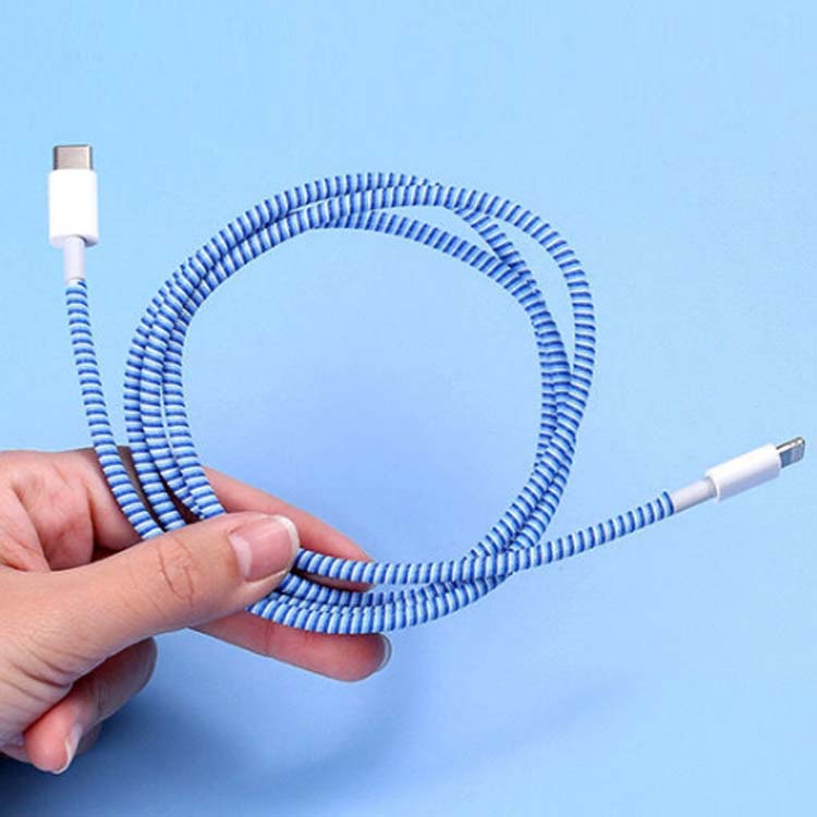 楽天市場】ケーブル カバー 断線防止 iphone Android ケーブル 保護