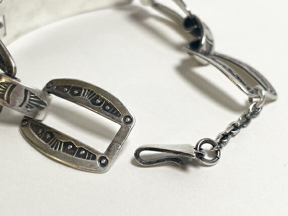 楽天市場】シルバーリンクチェーンブレスレット/スタンプワーク