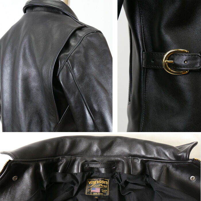 楽天市場】VANSON バンソン レザージャケット シングルライダース 革