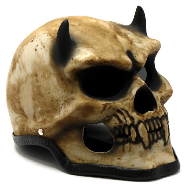 楽天市場】スカルヘルメット DEVIL1(デビル1) [完全限定生産][目立ち度