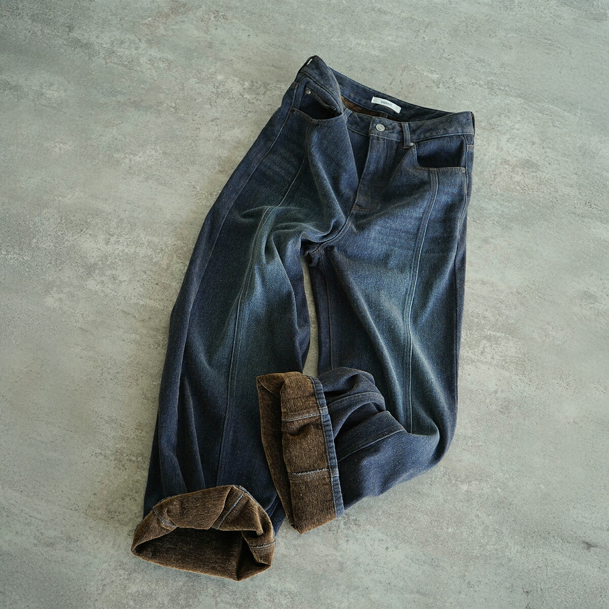 RADIATE ナイロンドッキングラインデニムパンツ　ヤマダヤ ラディエイト RADIATE ナイロンドッキングラインデニムパンツ （ブルー