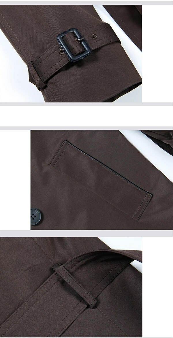 楽天市場】トレンチコート メンズ 男性用 ベルト付 春秋冬 大きい