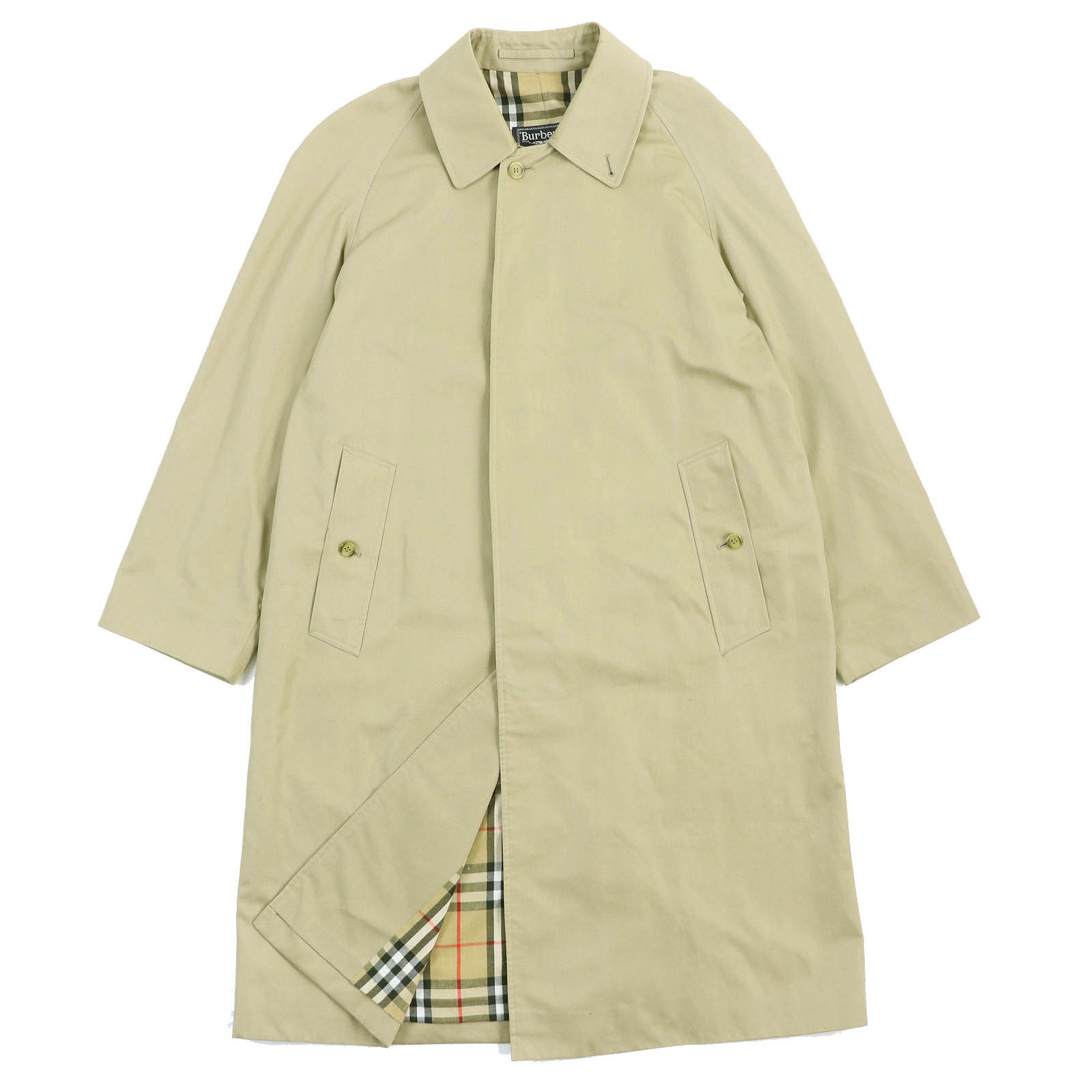 楽天市場】バーバリー ステンカラーコート ノヴァチェックの通販