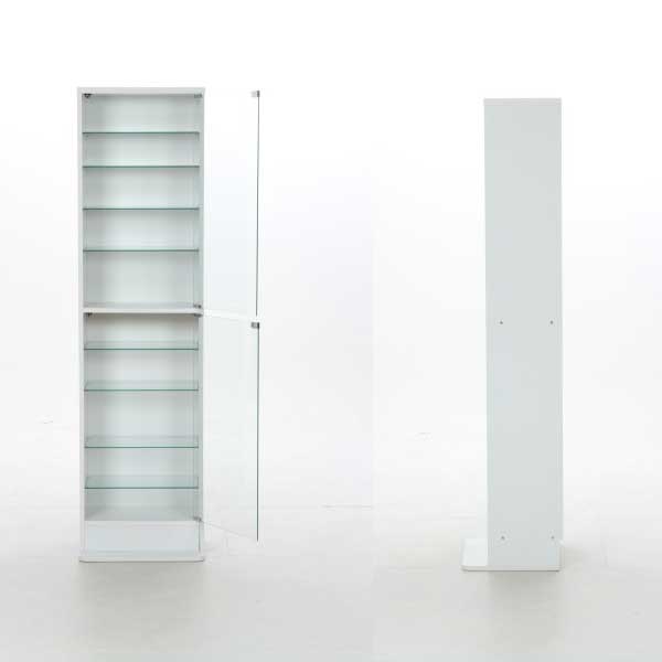 楽天市場】ガラスコレクションケース ディスプレイラック シェルフ