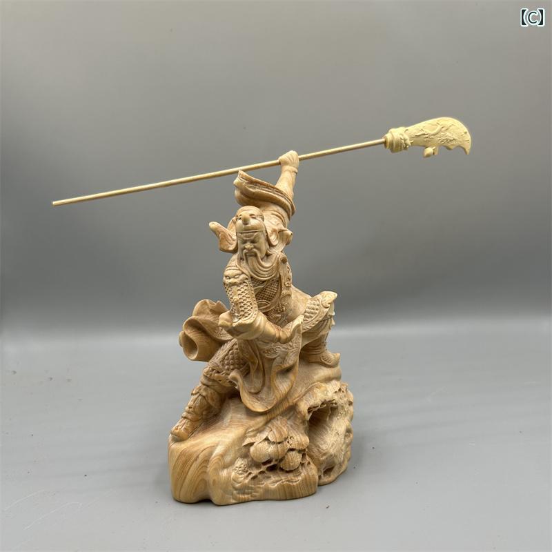 楽天市場】関羽 インテリア 小物 木製 おしゃれ 装飾品 フィギュア