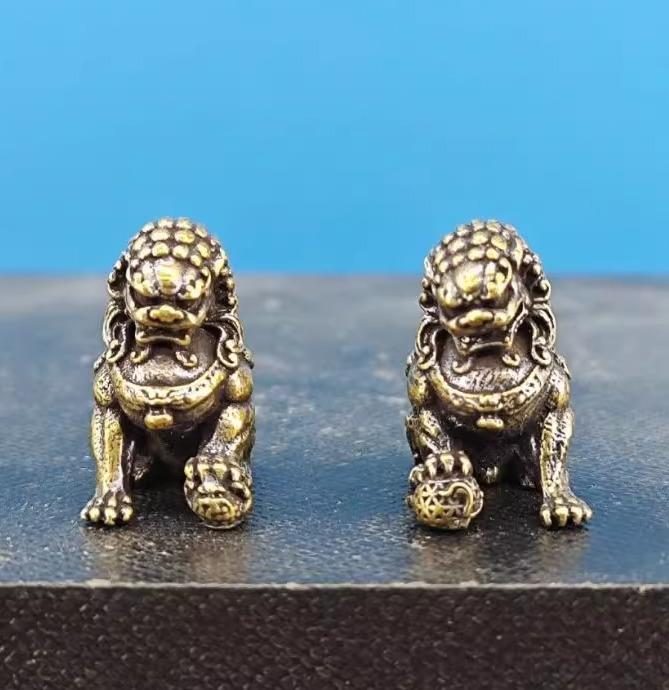 楽天市場】獅子 置物 銅の通販