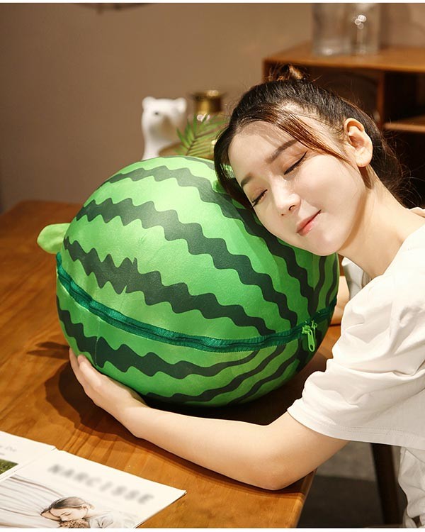 楽天市場】抱き枕 クッション スイカ ぬいぐるみ 抱きまくら 癒し