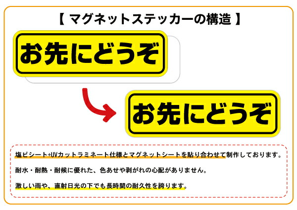 楽天市場】【ゆうパケット限定 送料無料 】送迎中 マグネット