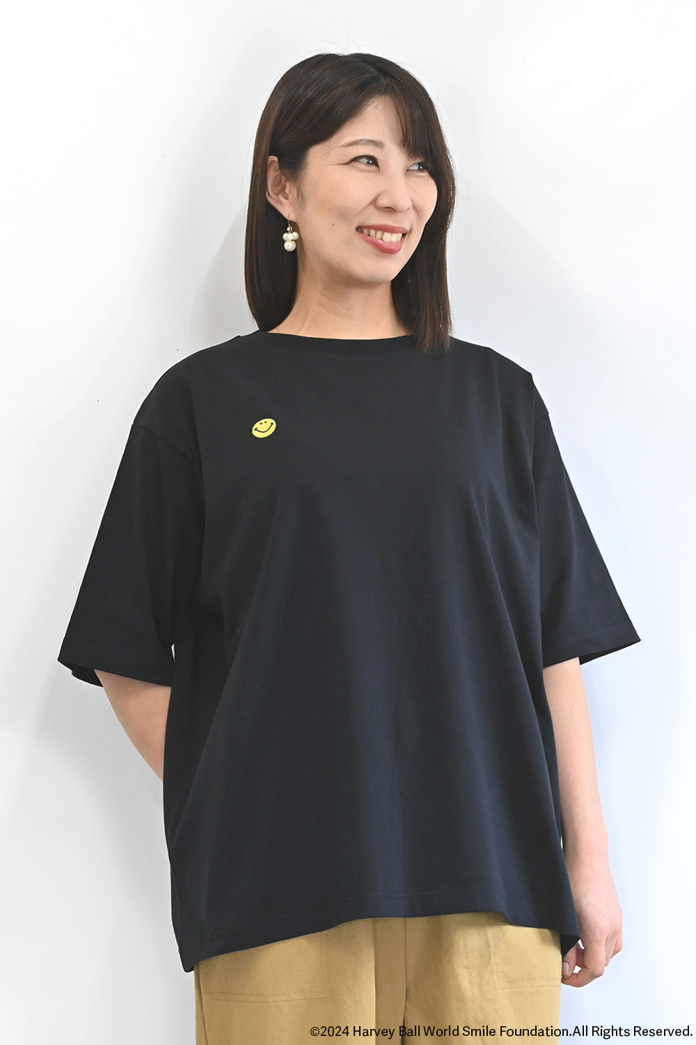 楽天市場】≪OUTLET SALE 50%OFF≫胸ワンポイント刺繍ニコちゃんBIG