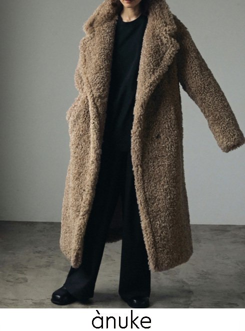 楽天市場】【予約】anuke アンヌーク Ecofur Over Coat 24秋冬予約