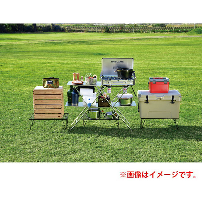 楽天市場】ユニフレーム キッチンテーブル キッチンスタンドIII 611715