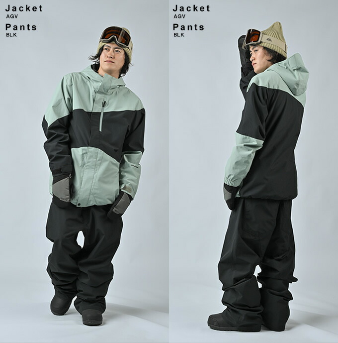 ボルコムVolcom スノーボードウェア 上下セット サーモライト M《i455