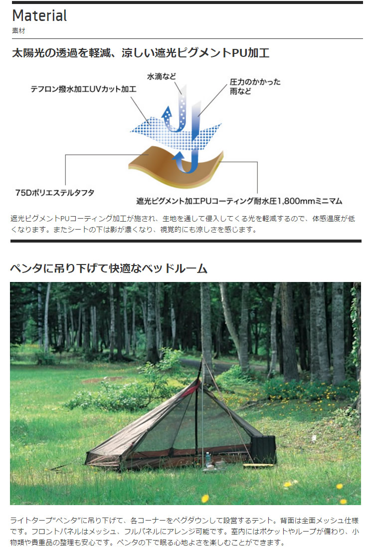 楽天市場】スノーピーク snowpeak ライトタープ ペンタ シールド STP
