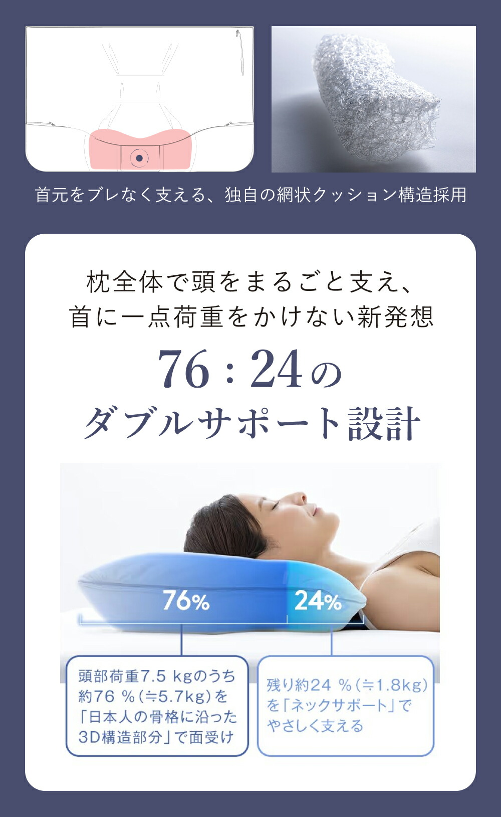 楽天市場】【メーカー公式】Dr.Bones Pillow for kumonoyasuragi