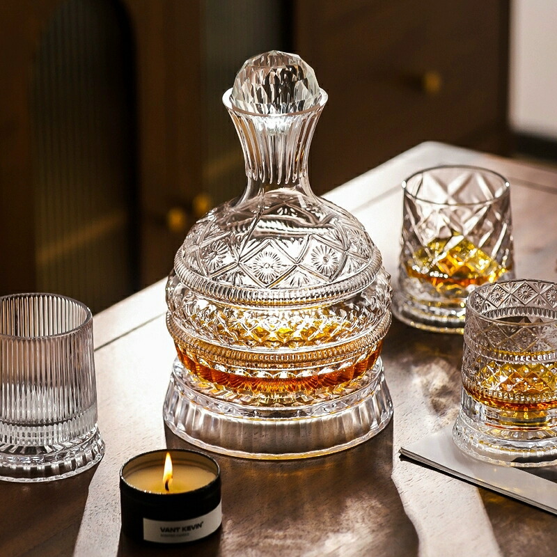 楽天市場】回転する 星 ワインデキャンタ ワインデカンタ ワインボトル