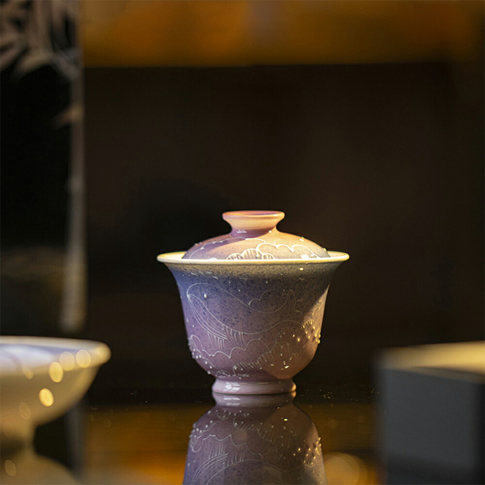 楽天市場】金魚・夢！ 蓋物 蓋付碗 珍味入れ 宝瓶 蓋碗 湯冷まし