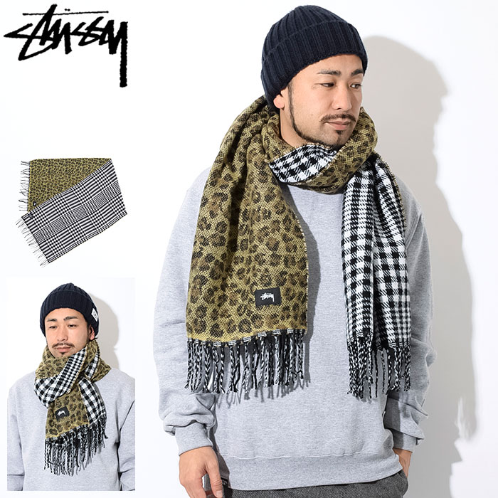 楽天市場】ステューシー STUSSY マフラー メンズ HO18 Double Faced