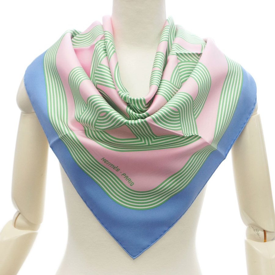 楽天市場】新品 エルメス スカーフ HERMESソルド カレ90 シルク