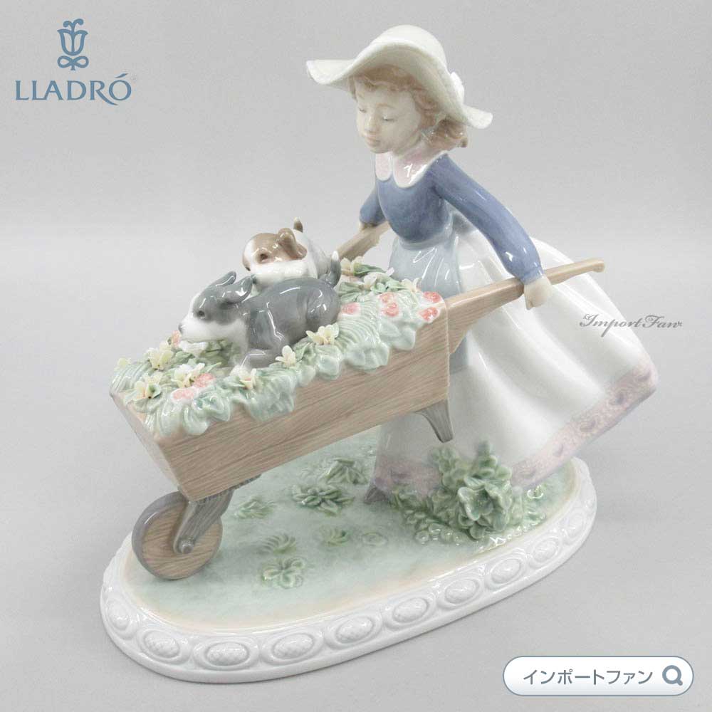 楽天市場】リヤドロ 乗せてあげる 少女 子犬 01005460 LLADRO ギフト