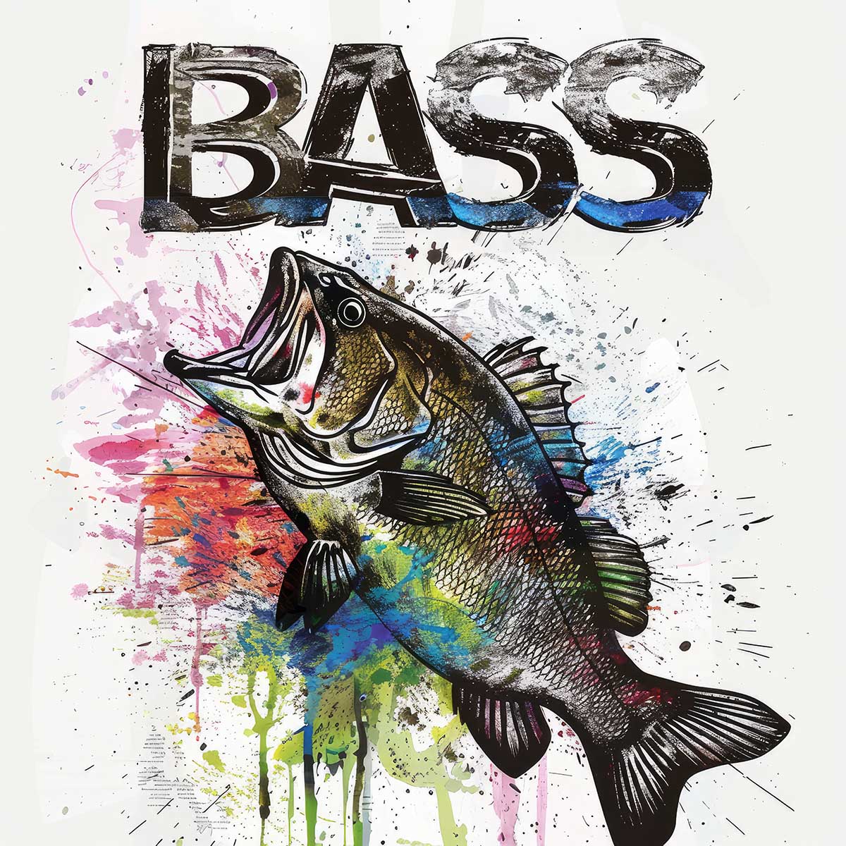 楽天市場】ブラックバス blackbass フィッシング 正方形ポスター