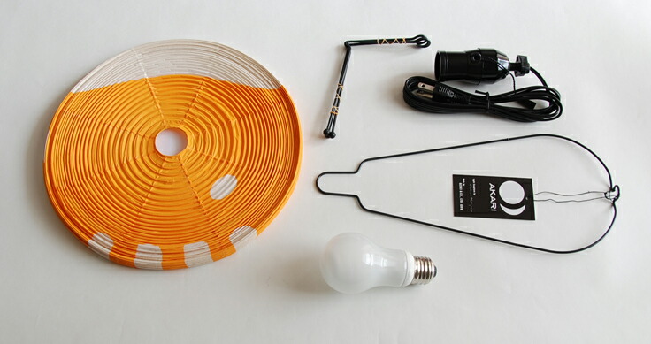 楽天市場】イサムノグチ AKARI あかり アカリ 1AY（抽象模様イエロー