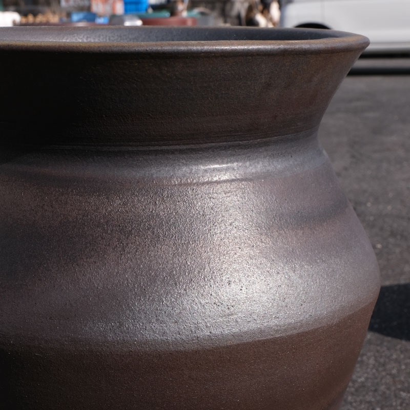 楽天市場】【10%OFF】【ヴィンテージ商品 在庫限り】大壺こげ茶 壺 壷