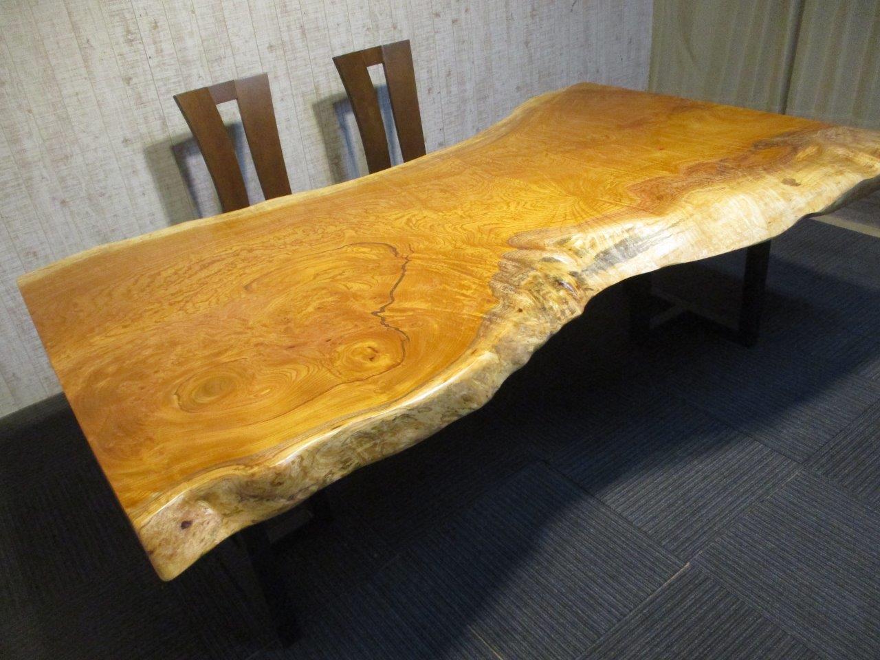 楽天市場】ケヤキ無垢一枚板座卓の通販