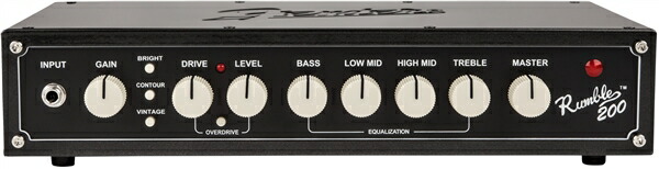 楽天市場】Fender / RUMBLE 200 HEAD 200wベースアンプヘッド ランブル