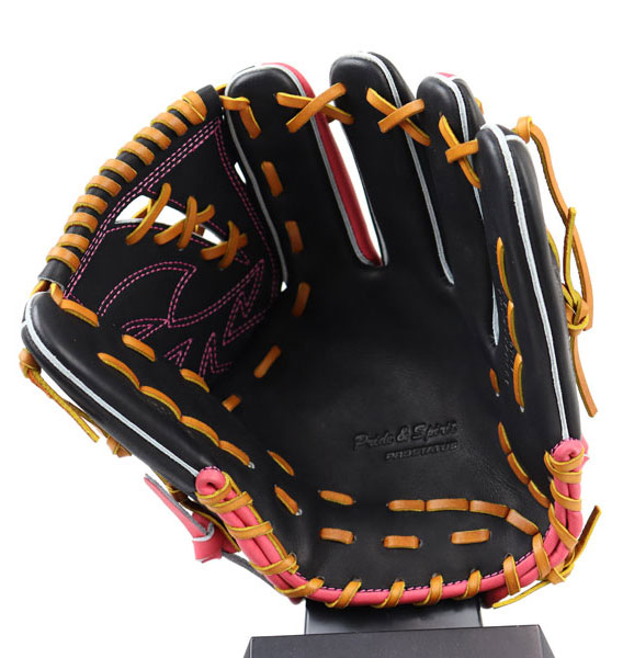 プロステイタス 投手 限定 桜刺繍 グローブ ゼット 軟式