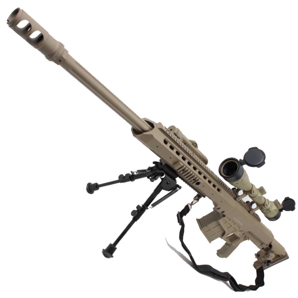 楽天市場】※最安値に挑戦中!! SNOW WOLF BARRETT MRAD 電動ガン TAN