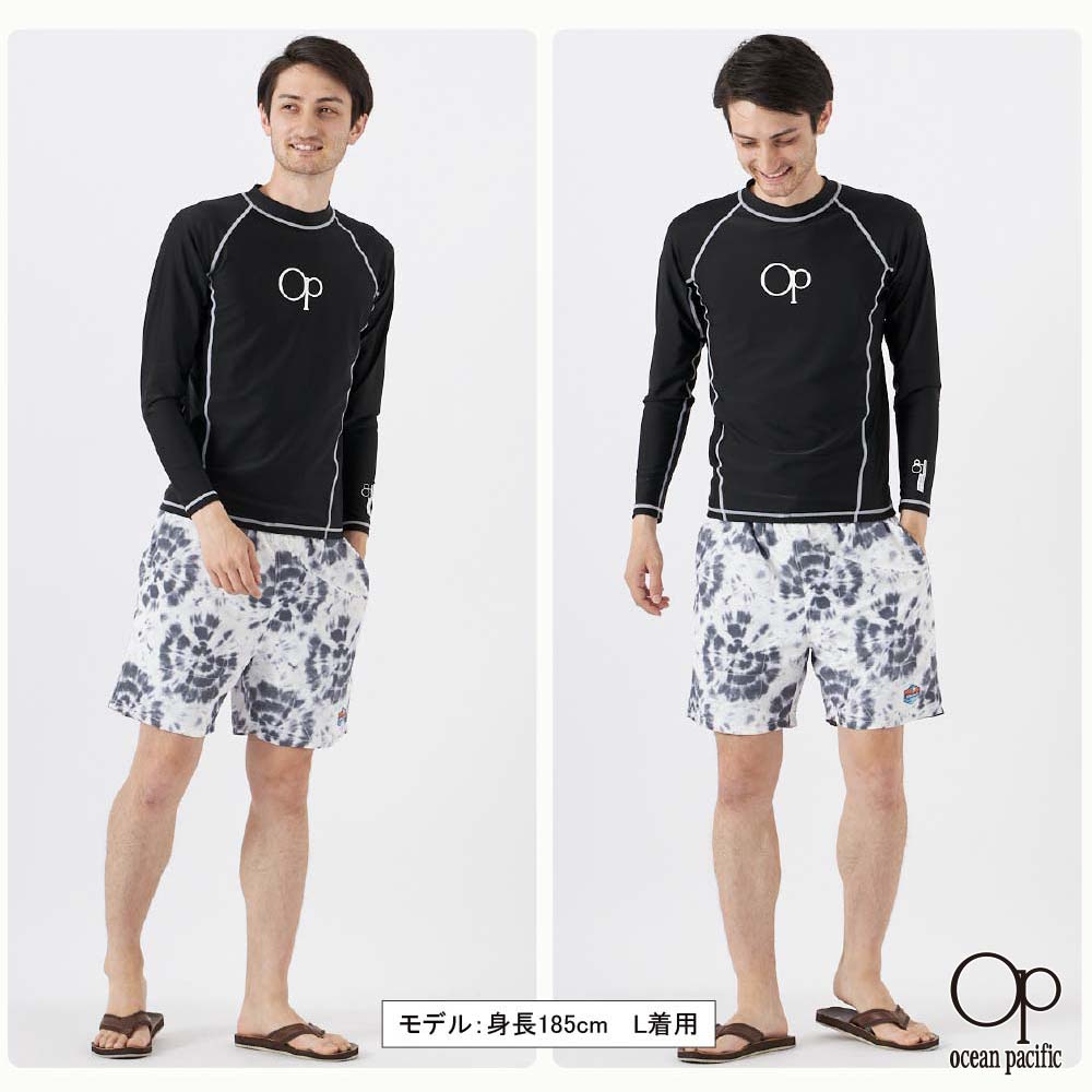 楽天市場】OP ラッシュガード 長袖 メンズ プール ビーチウェア 水着
